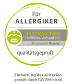 Für Allgergiker | Qualitätsgeprüft durch den Bayerischen Heilbäder-Verband e.V.