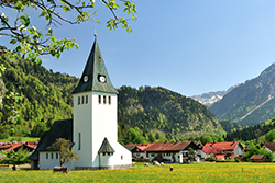 Die Bad Oberdorfer Kirche mit hochrangigen Kunstwerken